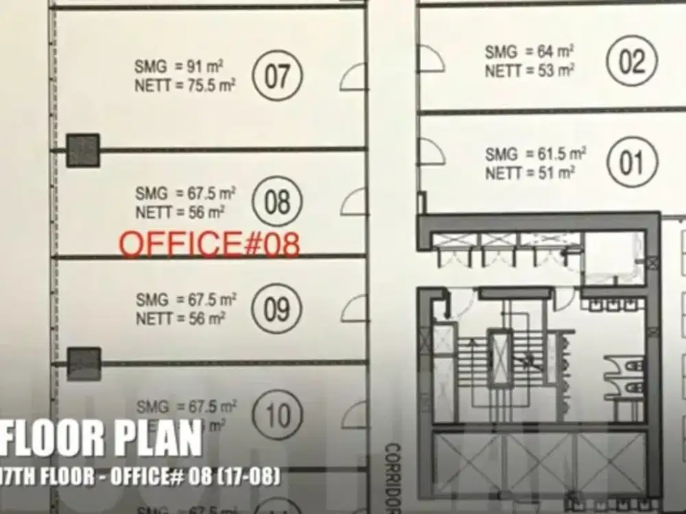 Office Building Pakuwon Tower Surabaya (Tp 5) -- View City