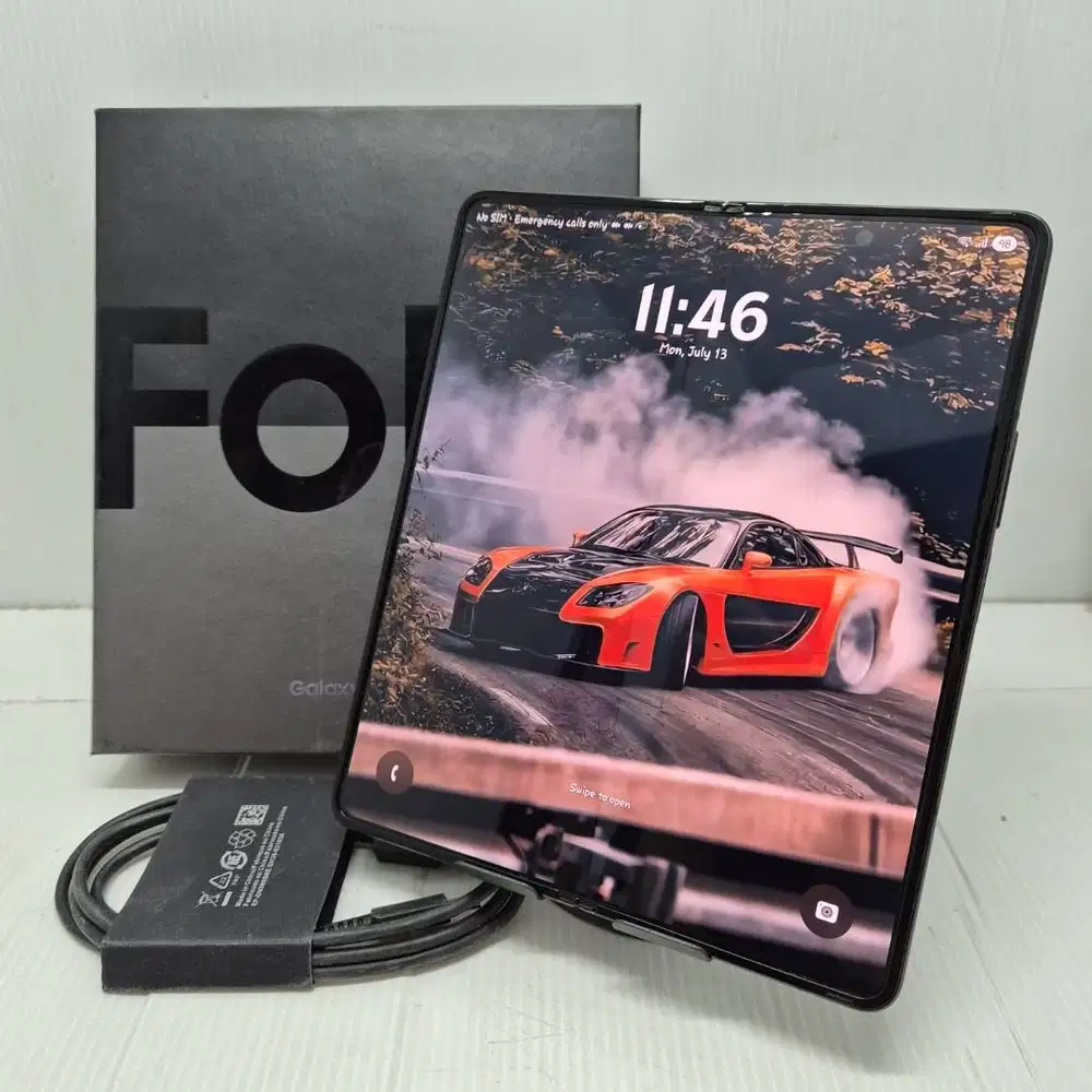 HOT SALE! FULLSET SAMSUNG GALAXY Z FOLD 4 5G 12/256 BLACK  NO MINUS
