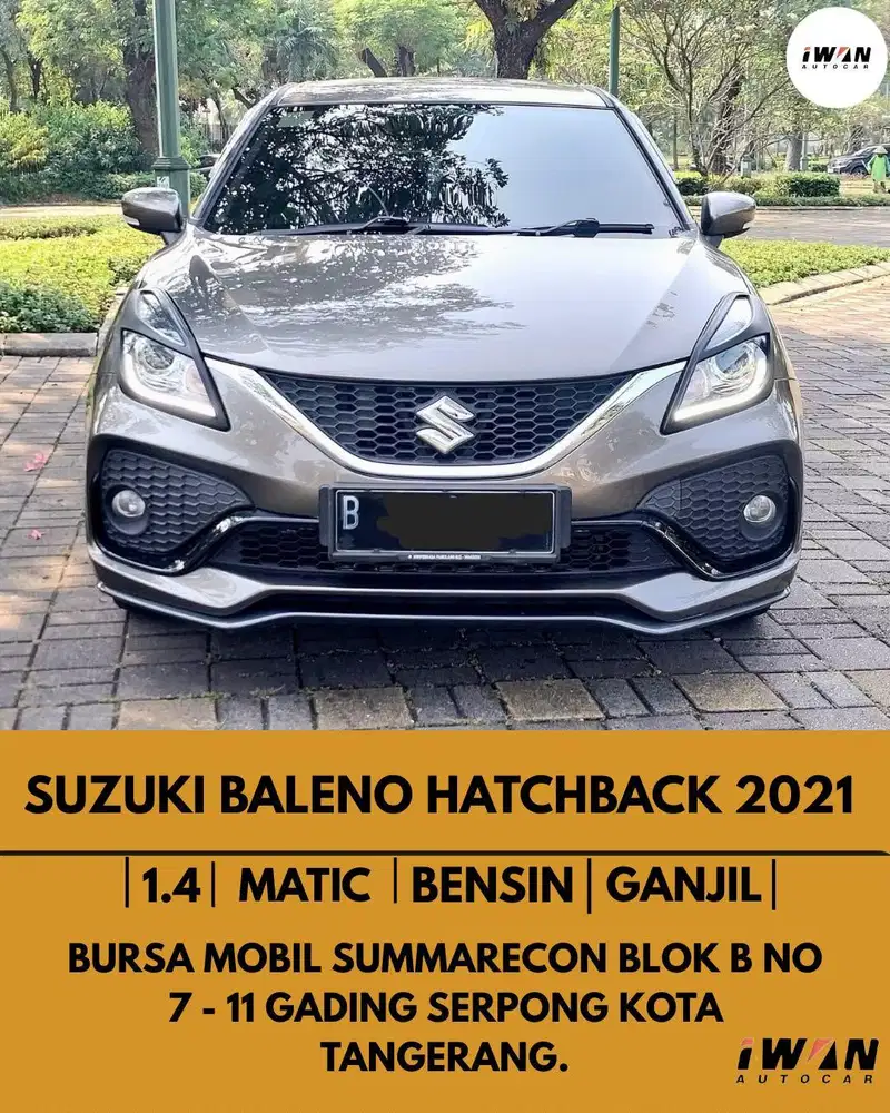 2021 SUZUKI BALENO 1.4 BENSIN AT