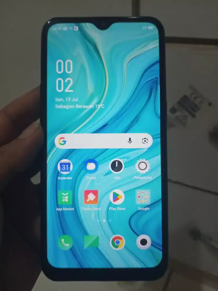 Oppo A1k 4G 2/32 layar 6.2 inchi mulus