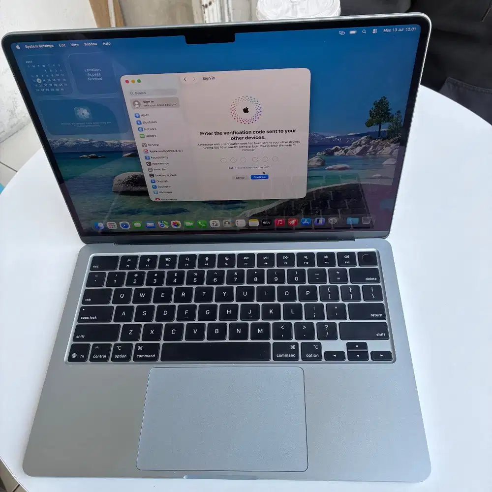 macbook air M4 ibox juni 2027 skyblue 16/256 13 inch fullset ori