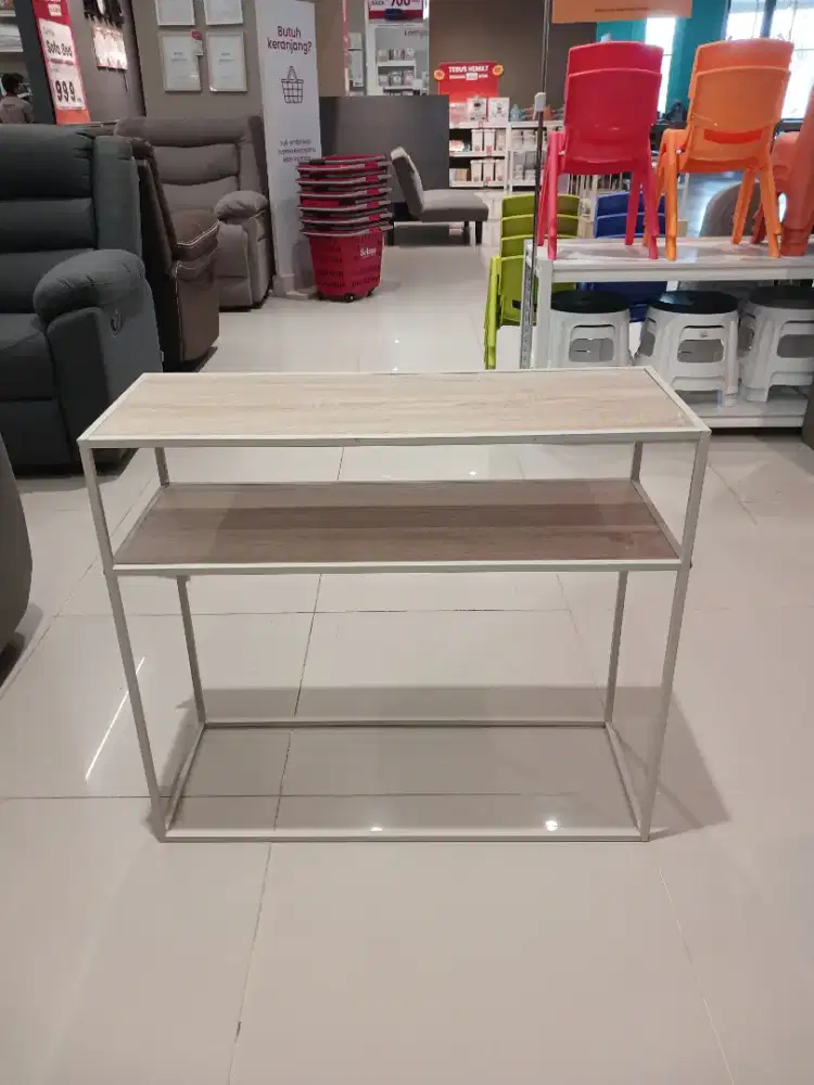 HELZA 2 TIERS RACKS WHITE