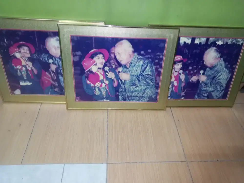 Jadul Bingkai aluminium 45x60 3pc Rp.150rb net