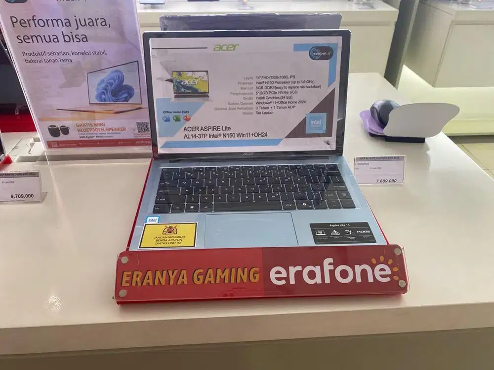 Laptop acer ASPIRE LITE