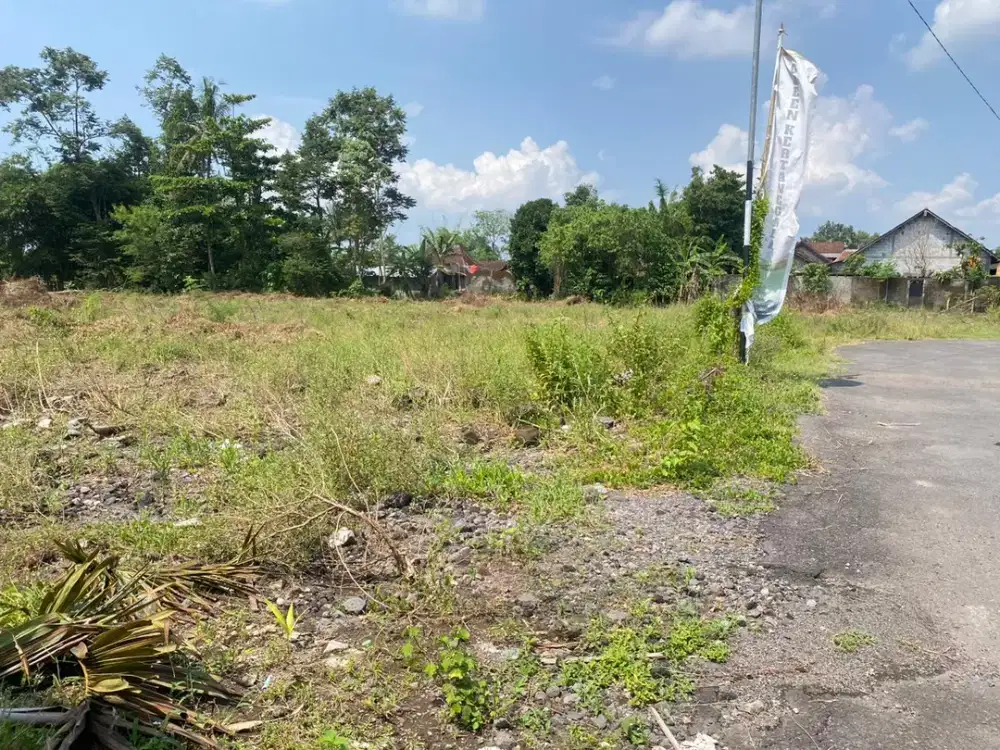 Tanah Jogja Area Kalasan Dekat Jl Purwomartani SHM