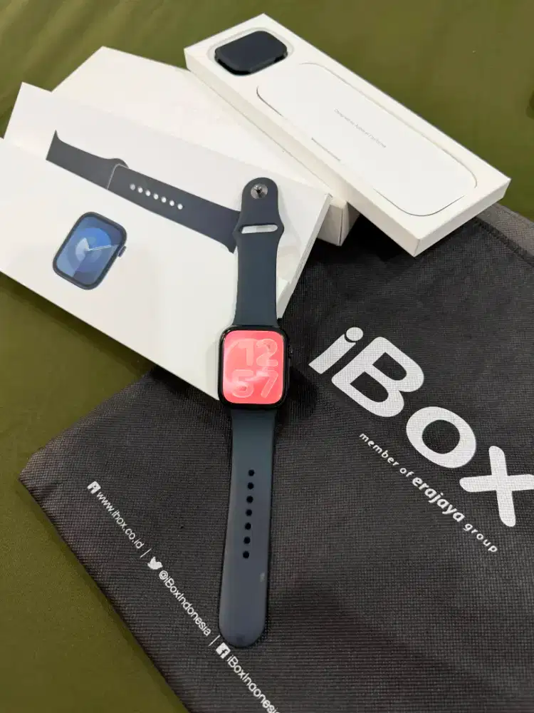 Apple Watch Series 9 GPS 45mm Fullset Original Ex iBox