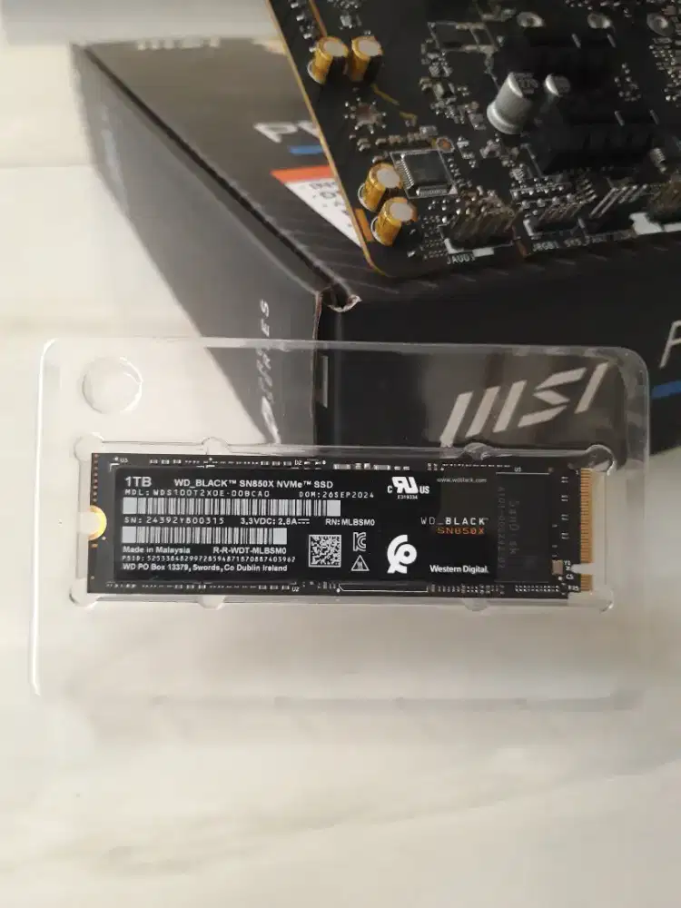 Nvme WD Black SN850X 1TB Gen 4