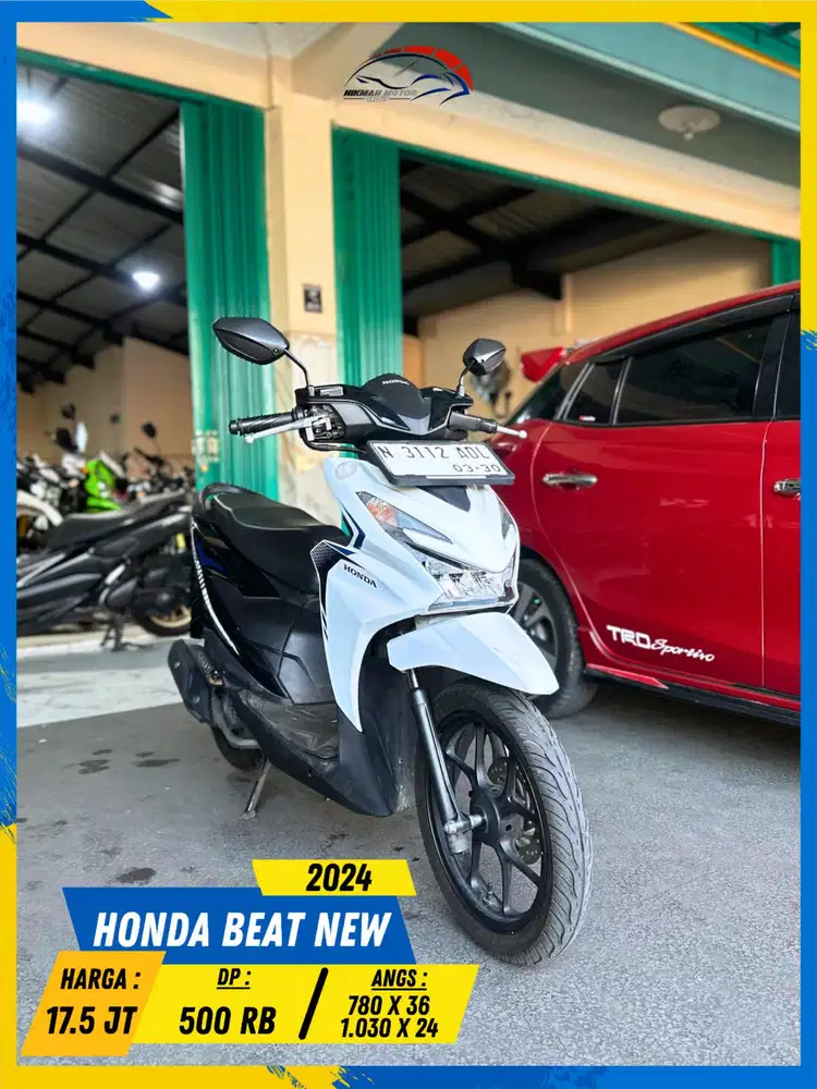 HONDA BEAT NEW 2024 READY GASS MASZEHH HIKMAH MOTOR KEPUH MALANG