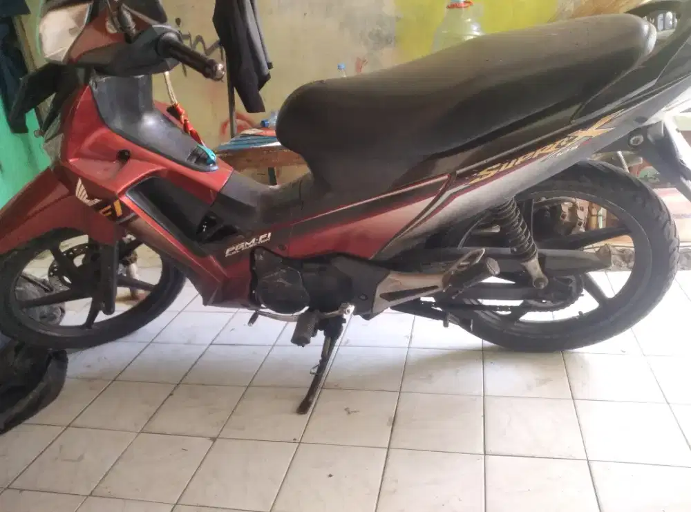 Motor Supra X 125 Tahun 2009 Full Injection(FI) Normal Harga Murah