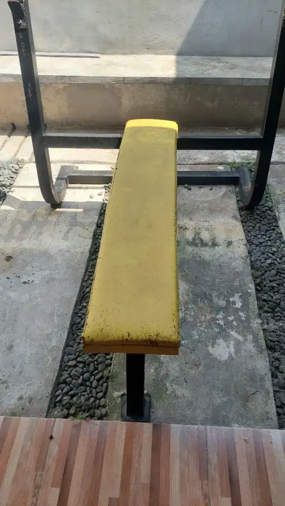 Bench Press Set + Barbell + Weight Plate + Hammer Curl Bar