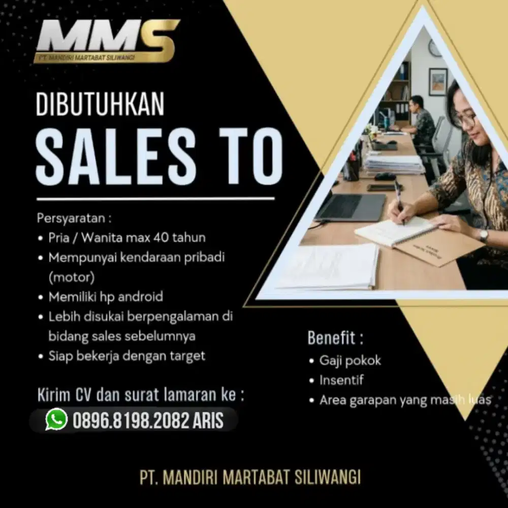 Loker Sales Lapangan ( TO )
