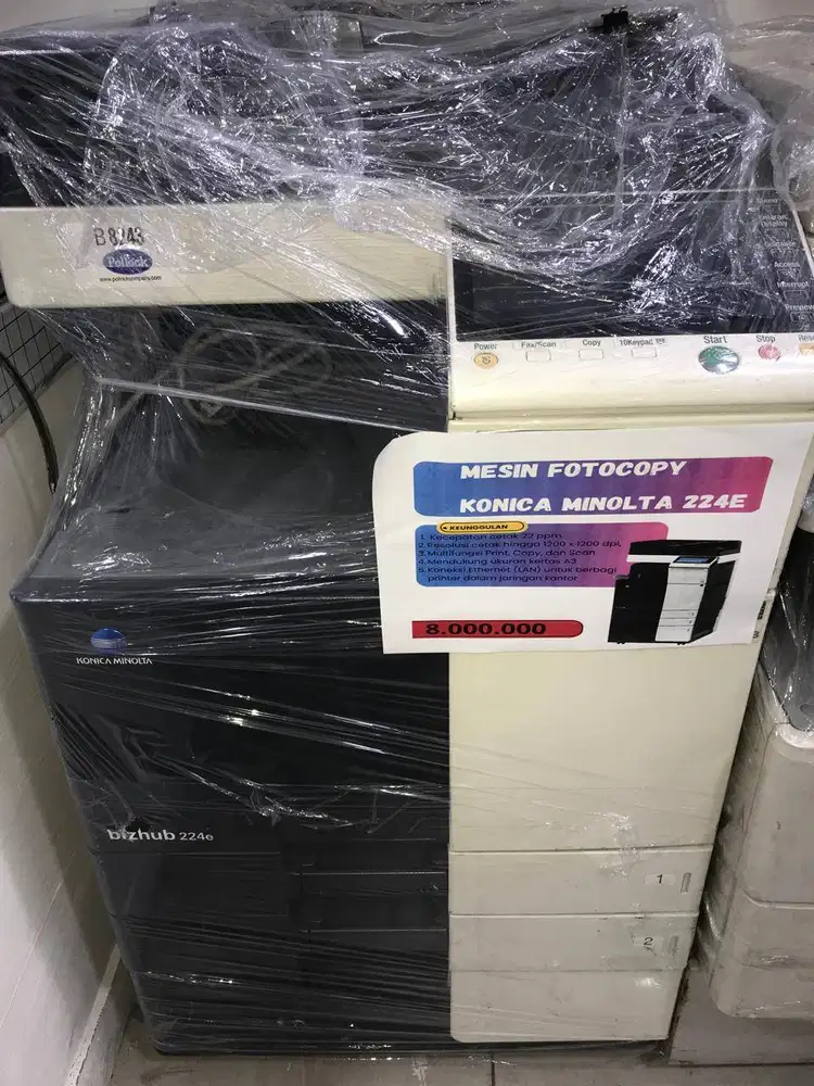 mesin fotocopy konica minolta 224e