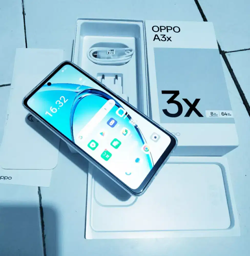 Oppo A3X,4+4/64 Gb,Mulus,Lengkap