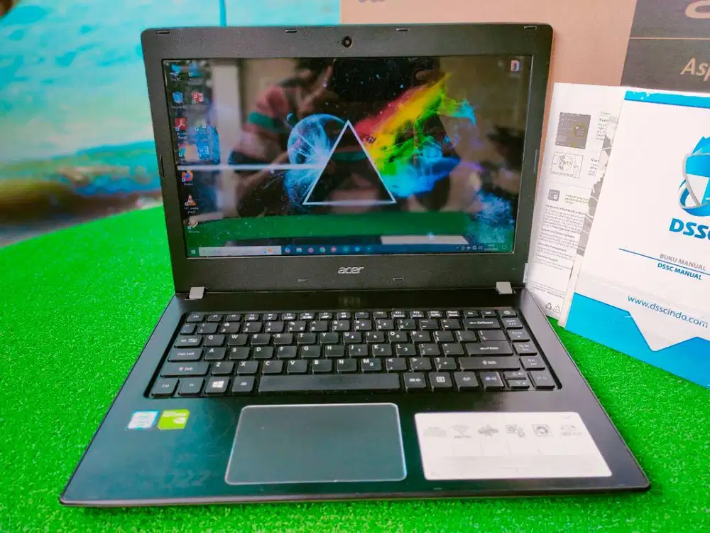 ACER E5-475G FULL SET i5 GEN 6 8GB SSD 240GB DUAL VGA NGEBUT BANDEL