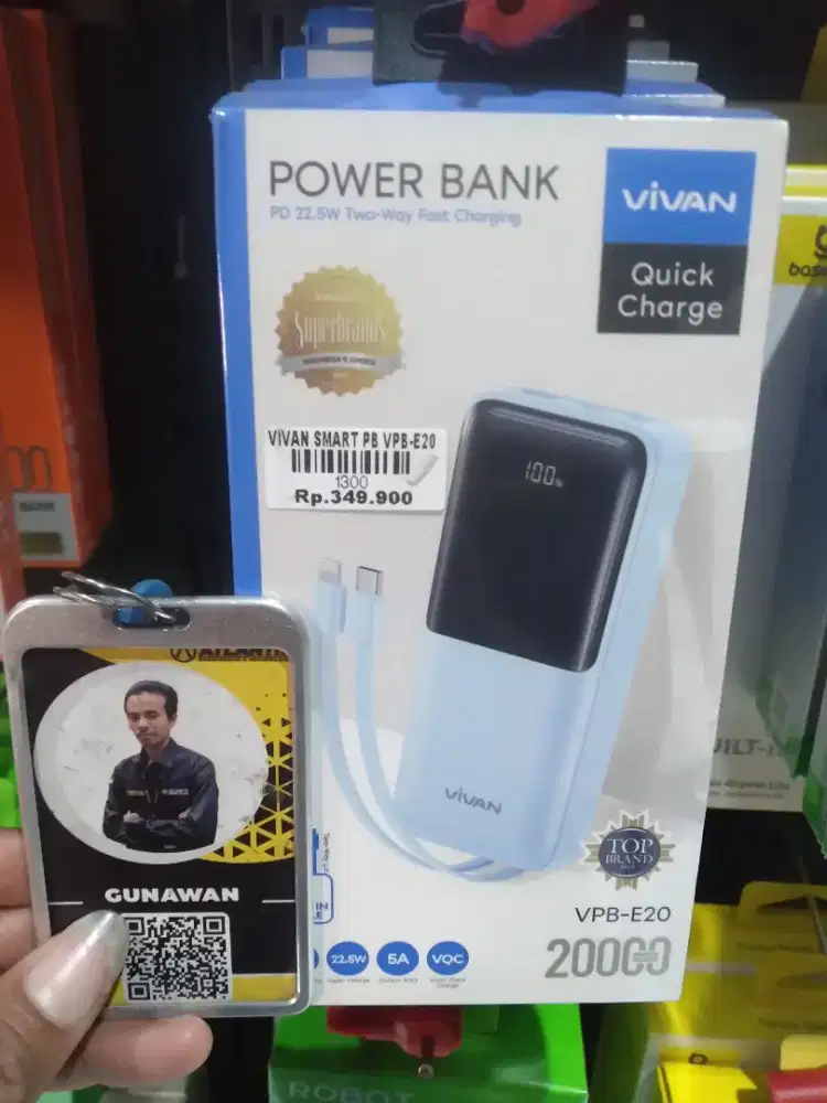 Power bank VIVAN VPB-E20 ATLANTIS DAHSYAT