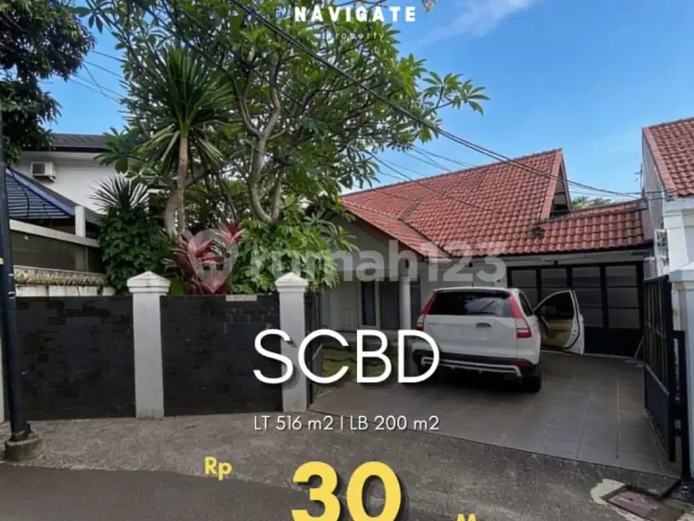 Rumah Asri Layak Huni Area Strategis Jl Tulodong Bawah Scbd