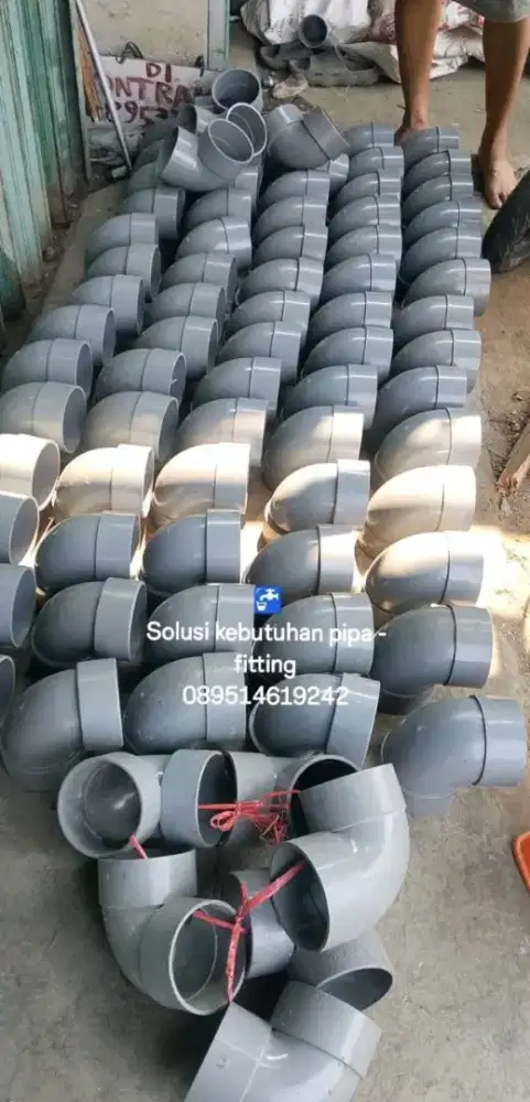 Jual Sambungan Pipa PVC Baru: Keni, Tee, Socket, Dll Harga Distributor