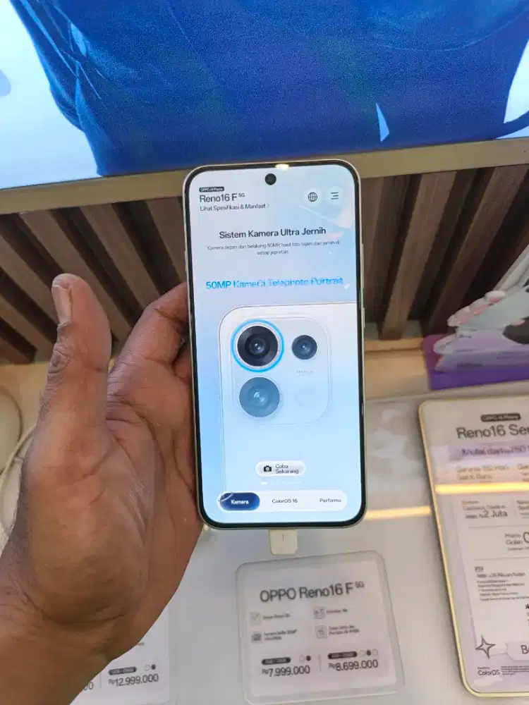 OPPO RENO 16 F PROMO KREDIT BUNGA RINGAN