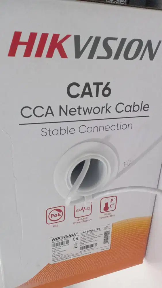 CABEL CAT6 WHITE HIKVISION