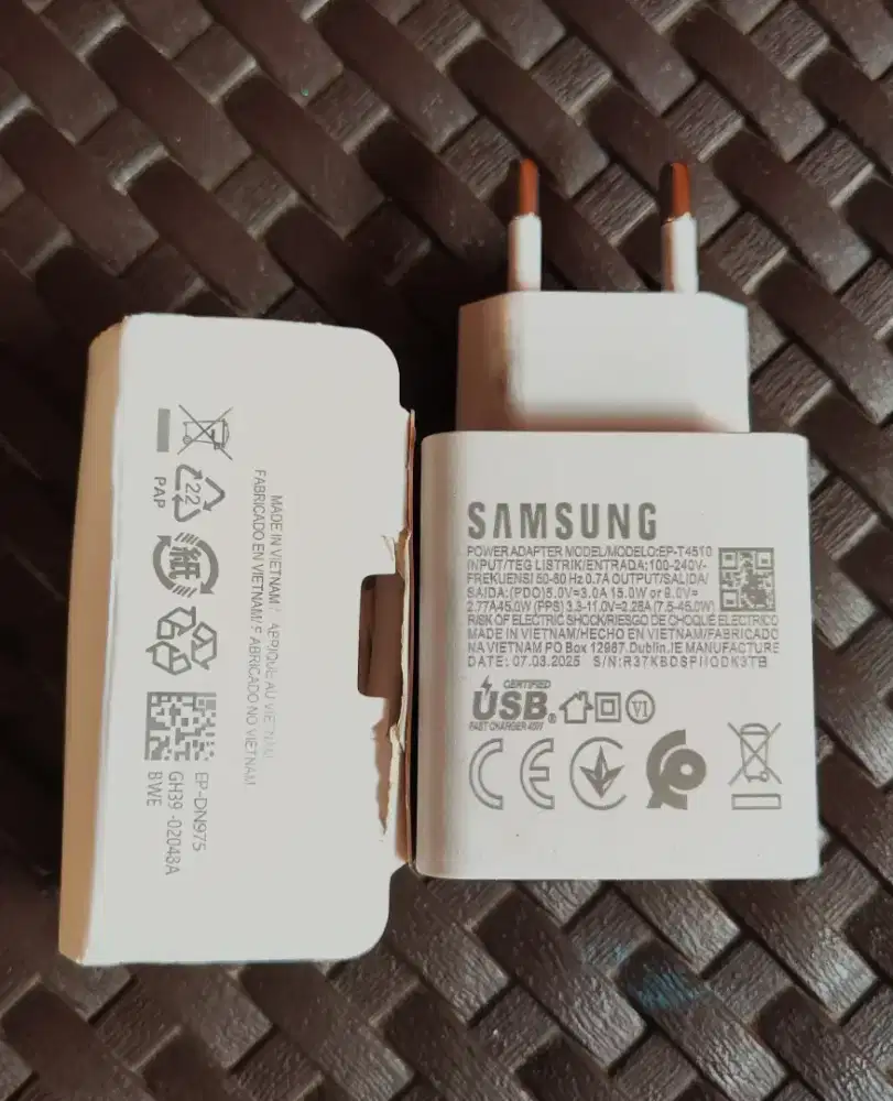 Charger original samsung A70 45 watt fast charging