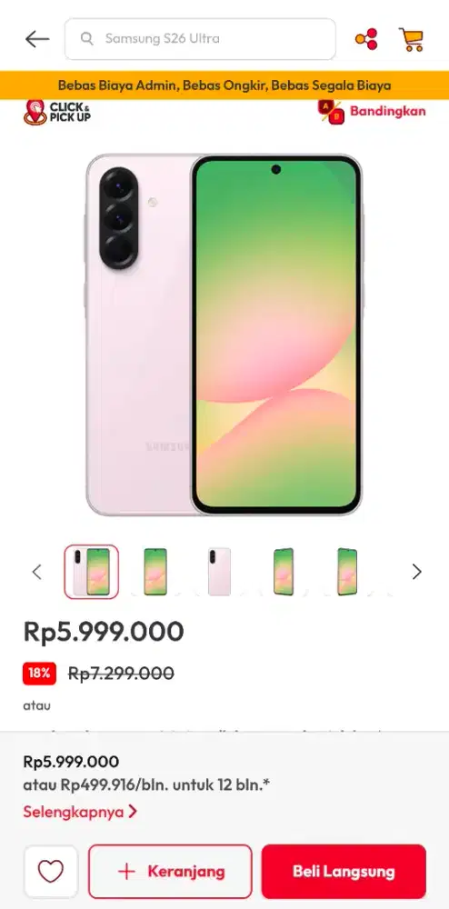 Promo samsung a56