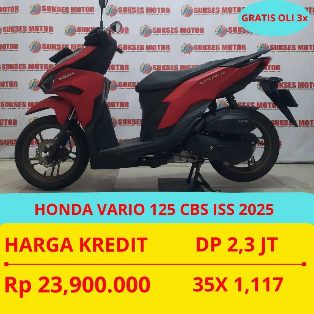 HONDA VARIO 125 CBS ISS 2025 DP MURAH 2,3 JUTA GUYS