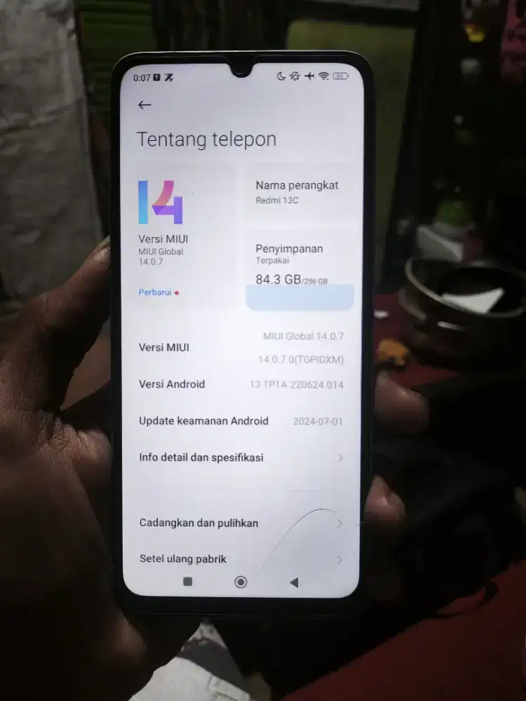 Redmi 13 C ram 8 internal 256
