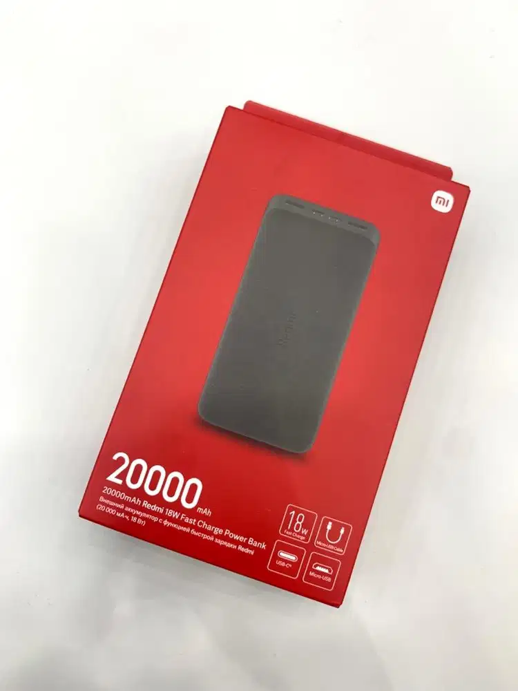 20000mAh Redmi 18W Fast Charge Power Bank