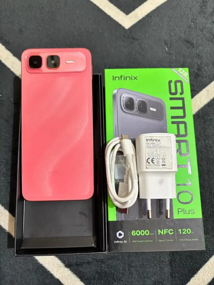 Infinix smart 10 plus 8/128 fullset ori mulus