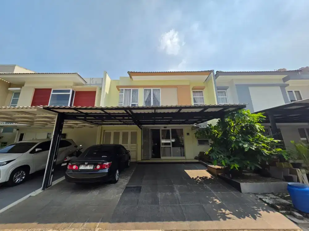 Rumah di serenade lake full furnish siap huni di gading serpong