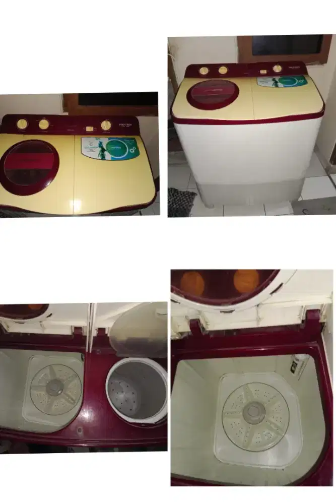 Mesin cuci polytron kapasitas 8kg