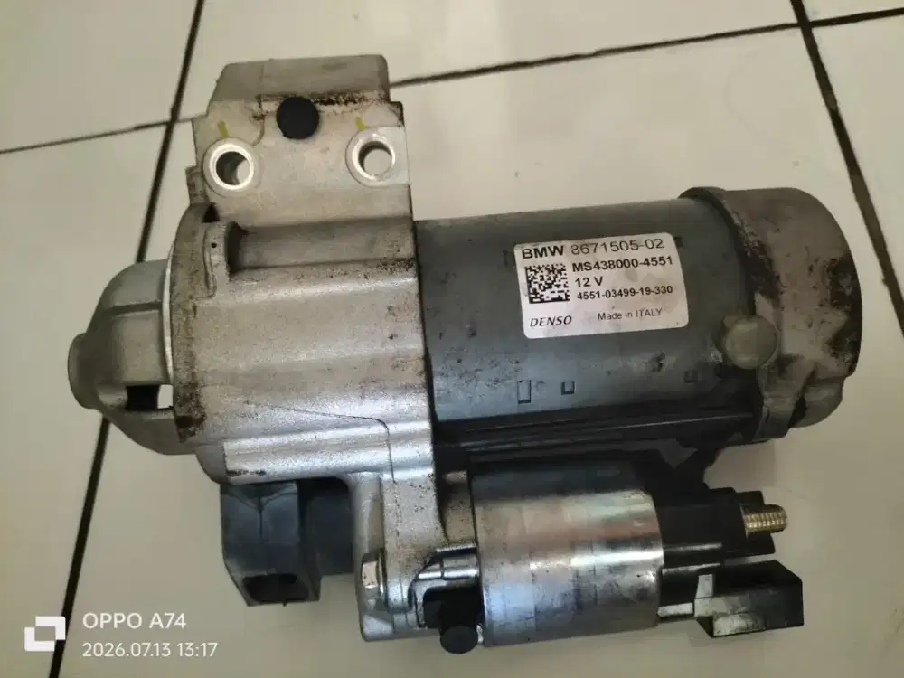 Dinamo starter bmw kondisi masih hidup