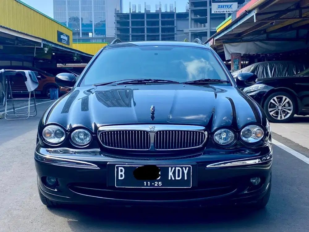 ANTIK‼️ JAGUAR X-TYPE ESTATE AT HITAM 2007