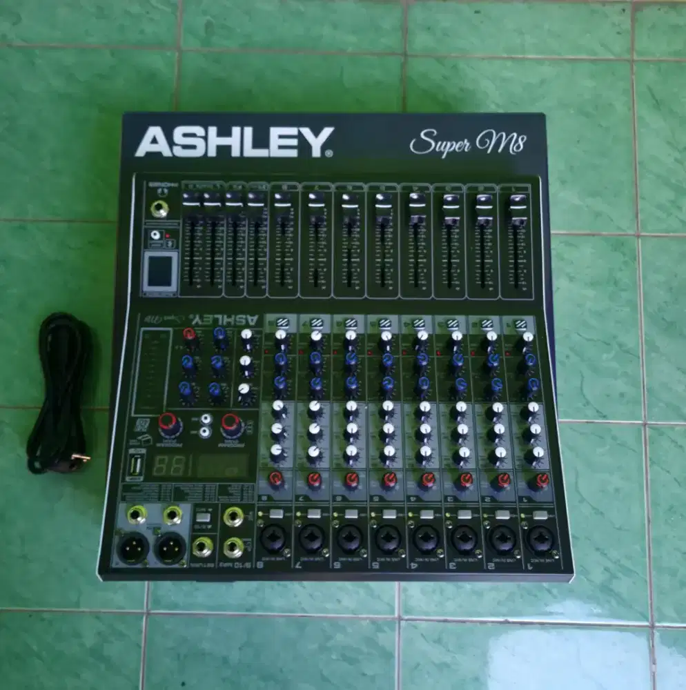 Mixer ASHLEY Super M8 Channel Bluetooth 99DSP • NEW ORIGINAL •
