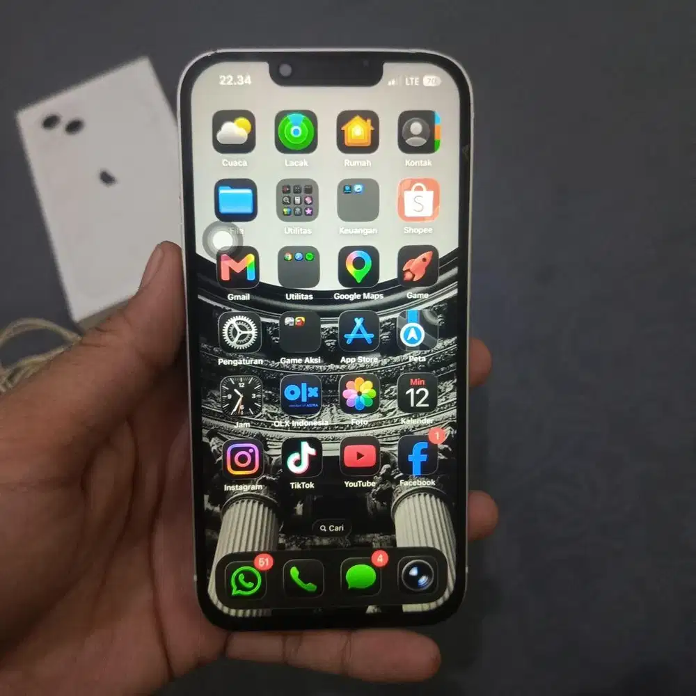 Iphone 13 basic 128gb fullset inter all opp