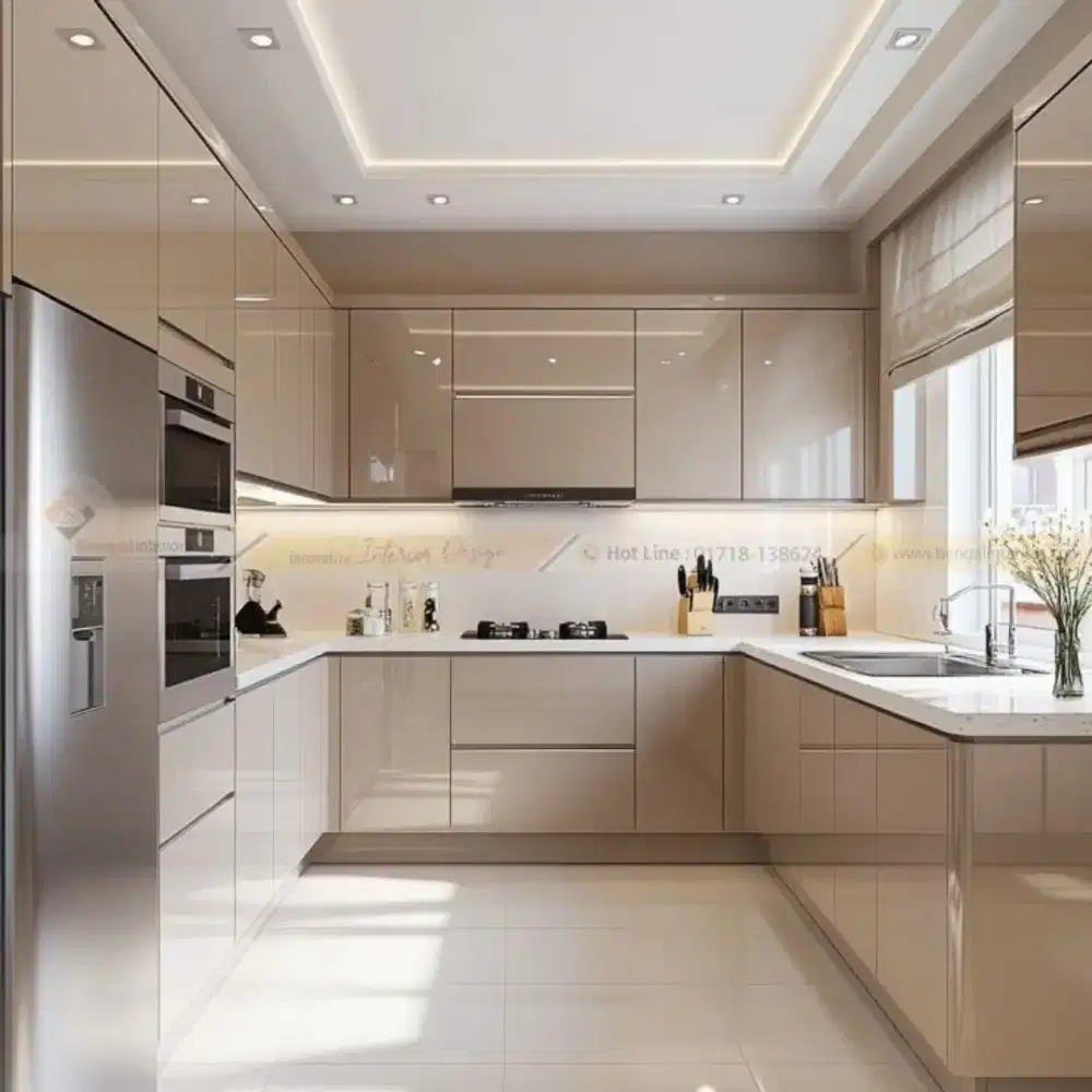 Custom kitchen set minimalis wardrobe bedroom set livingroom room