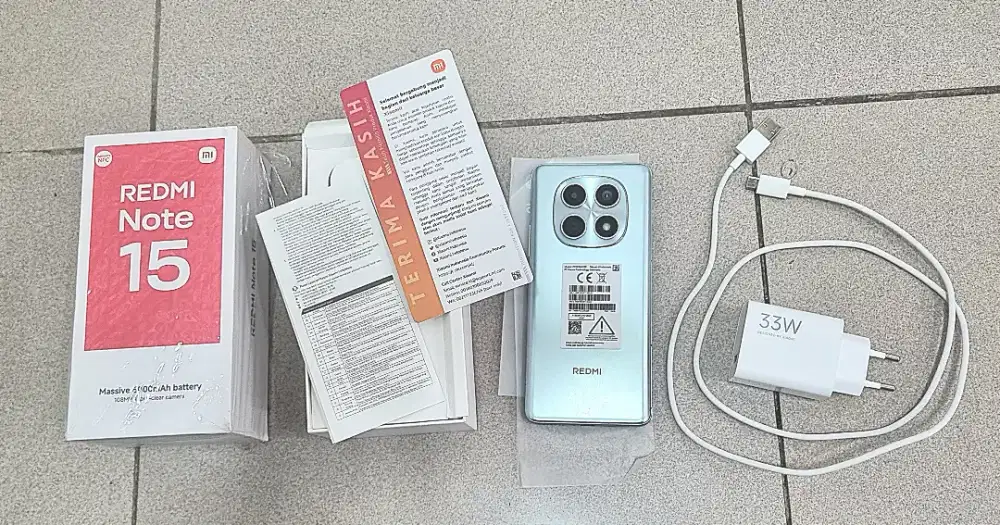 Dijual Hp Xiomi Note 15 Ram 8+8 / 128 Mulus Fulset Lengkap