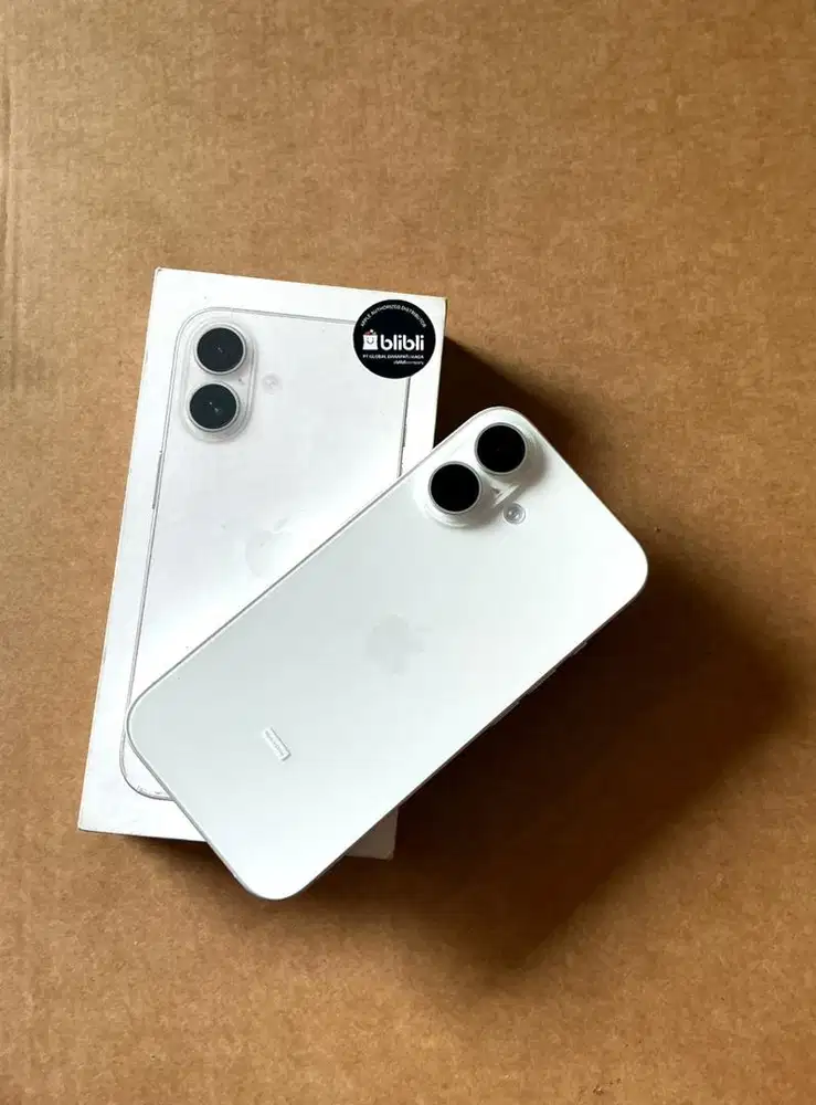 iPhone 16 128gb white Blibli dan pink digimap edisi ga jadi pake
