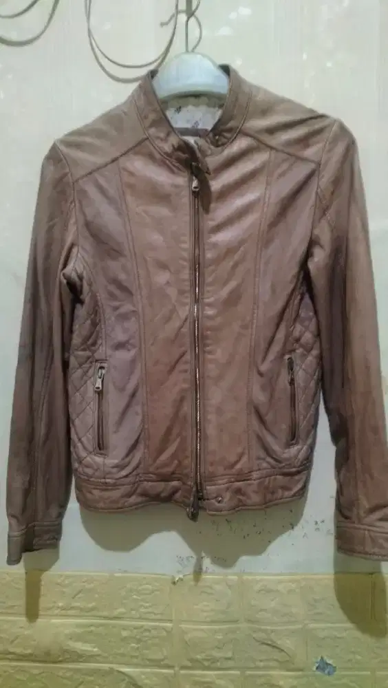 Jaket kulit ORI Massimo dutti