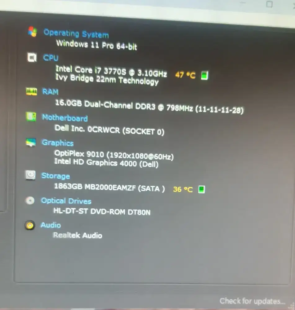 AiO Dell Optiplex 9010 i7