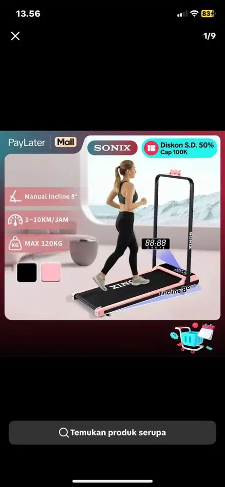Treadmill sonix 470 wat