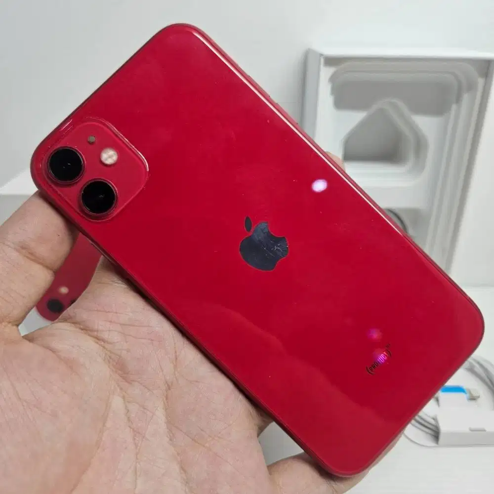 Like New iPhone 11 128 Red BH 71 Resmi IBOX