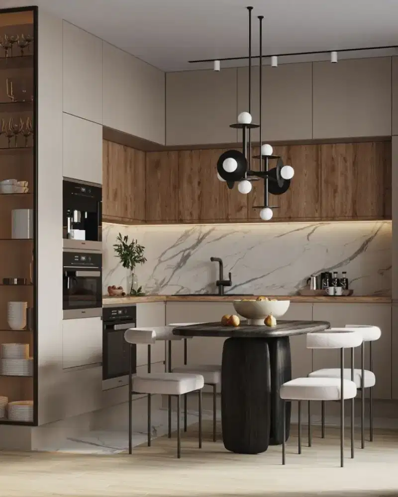 Custom kitchen set minimalis wardrobe bedroom set livingroom room