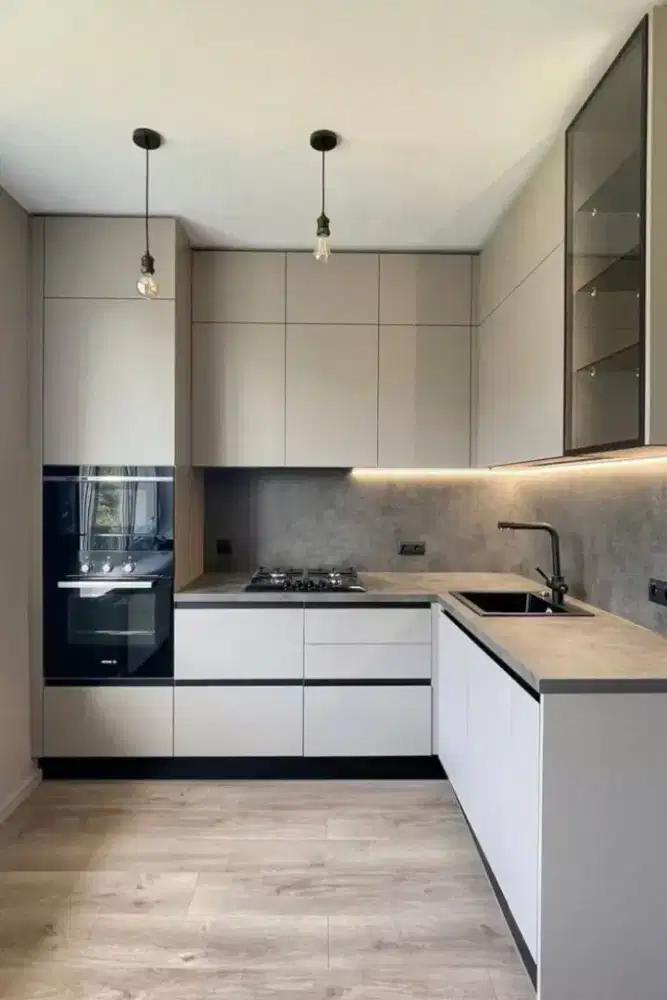 Custom kitchen set minimalis wardrobe bedroom set livingroom room