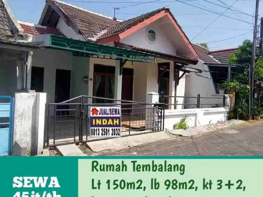 Disewakan Rumah 4 Kamar Tidur dekat Kampus Undip Tembalang  Semarang