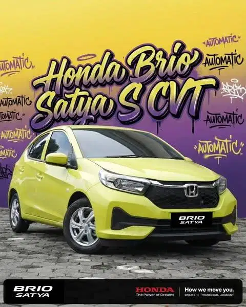 [MOBIL BARU] ALL NEW HONDA BRIO S MATIC DP 15 JUTA BAWA PULANG