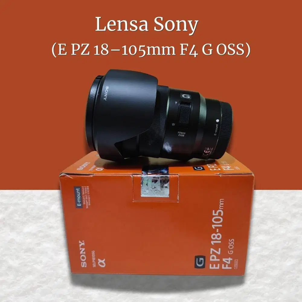 Lensa Sony E PZ 18–105mm F4 G OSS