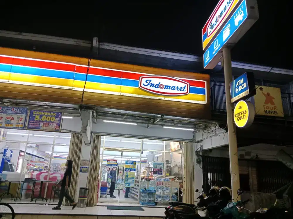 Dijual ruko gandeng di jakarta utara sedang disewa oleh indomaret cocok untuk investasi