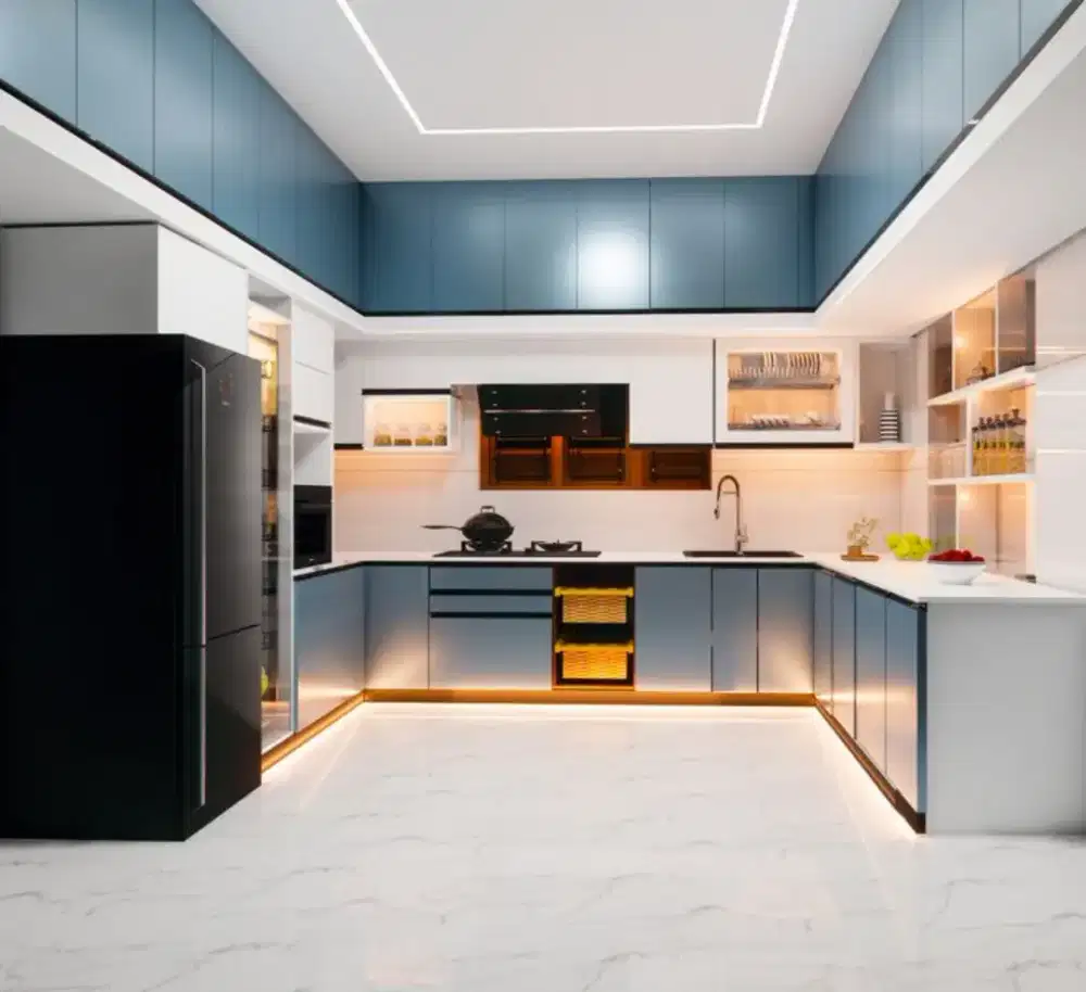 Custom kitchen set minimalis wardrobe bedroom set livingroom room