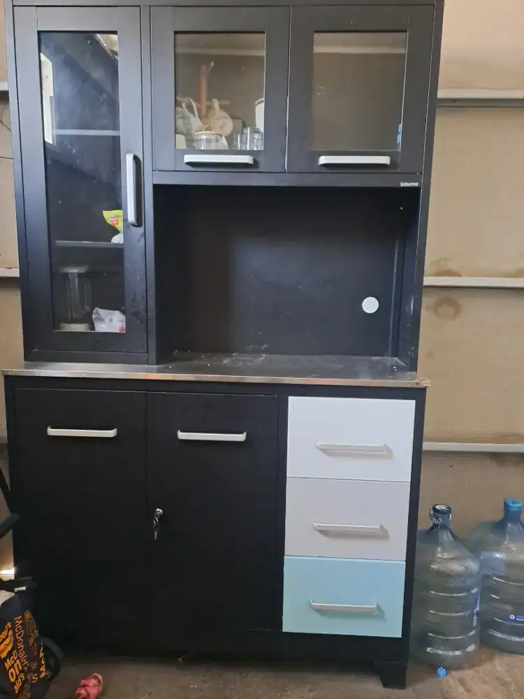 Rak piring (Informa Sky Set Kabinet Dapur Metal )